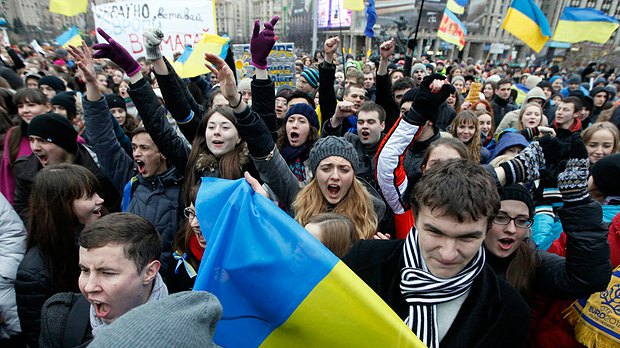 Студенты на Евромайдане