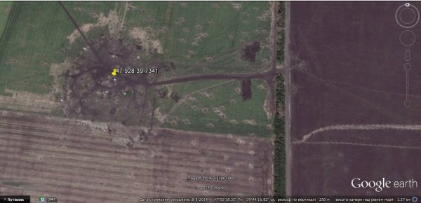 Google обновил спутниковые снимки зоны АТО
