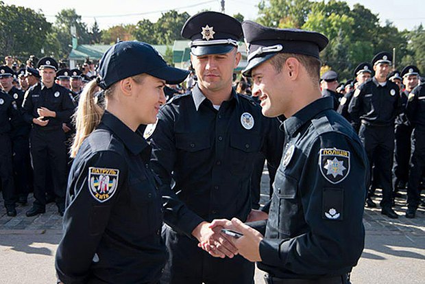 Фацевич и Ольга Юськевич, глава полиции Харькова