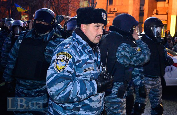 Сергей Кусюк на Майдане в ноябре 2013 г.