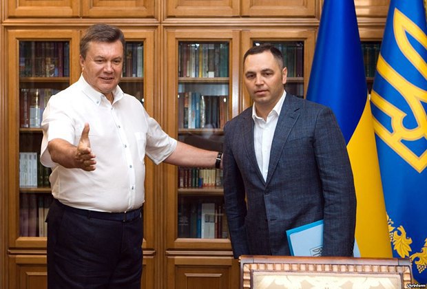 Виктор Янукович и Андрей Портнов