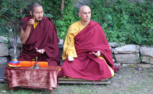 Дорже Жамбо-лама в монастыре Шейчен-линг