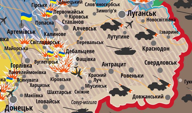 Дебальцево - новый котёл для украинской армии