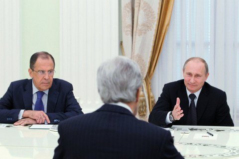 Зустріч Путіна з Керрі тривала більше трьох годин