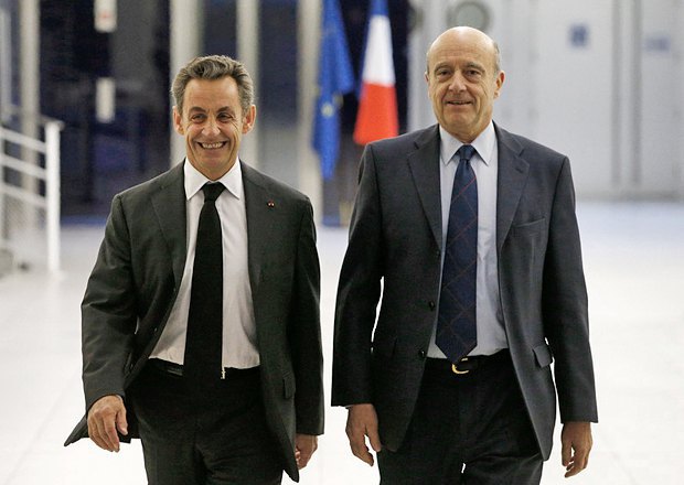Николя Саркози и Ален Жюппе 