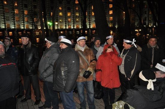 Митинг чернобыльцев в Мариинском парке