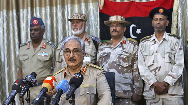 Libyan National Army commander Khalifa Haftar