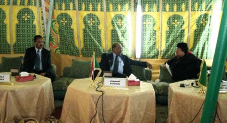президенты Эритреи, Чада и Ливии