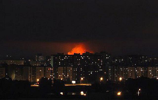 Взрыв на составе боеприпасов около города Лозовая, Харьковская обл. 27 августа 2008 года