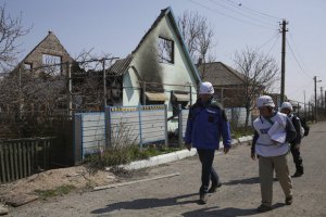 Украинские военные сообщили ОБСЕ об обстреле сепаратистами Дзержинска, - пресс-центр АТО