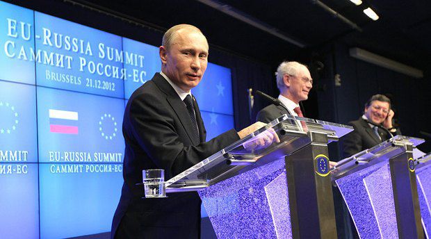 Путин активно общается с европейскими лидерами