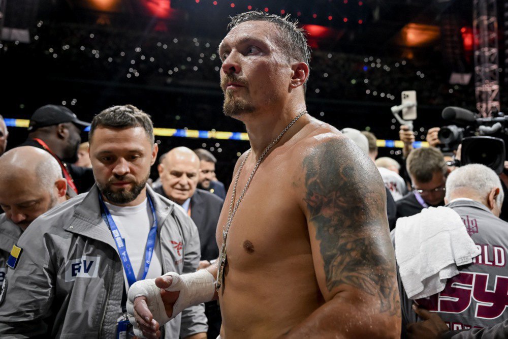 Олександр Усик після бою