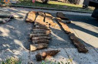 На Черкащині виявили 200 артилерійських снарядів часів Другої світової війни