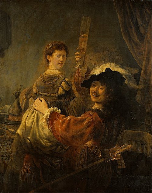 «Автопортрет із Саскією» Рембрандта (1606–1669)