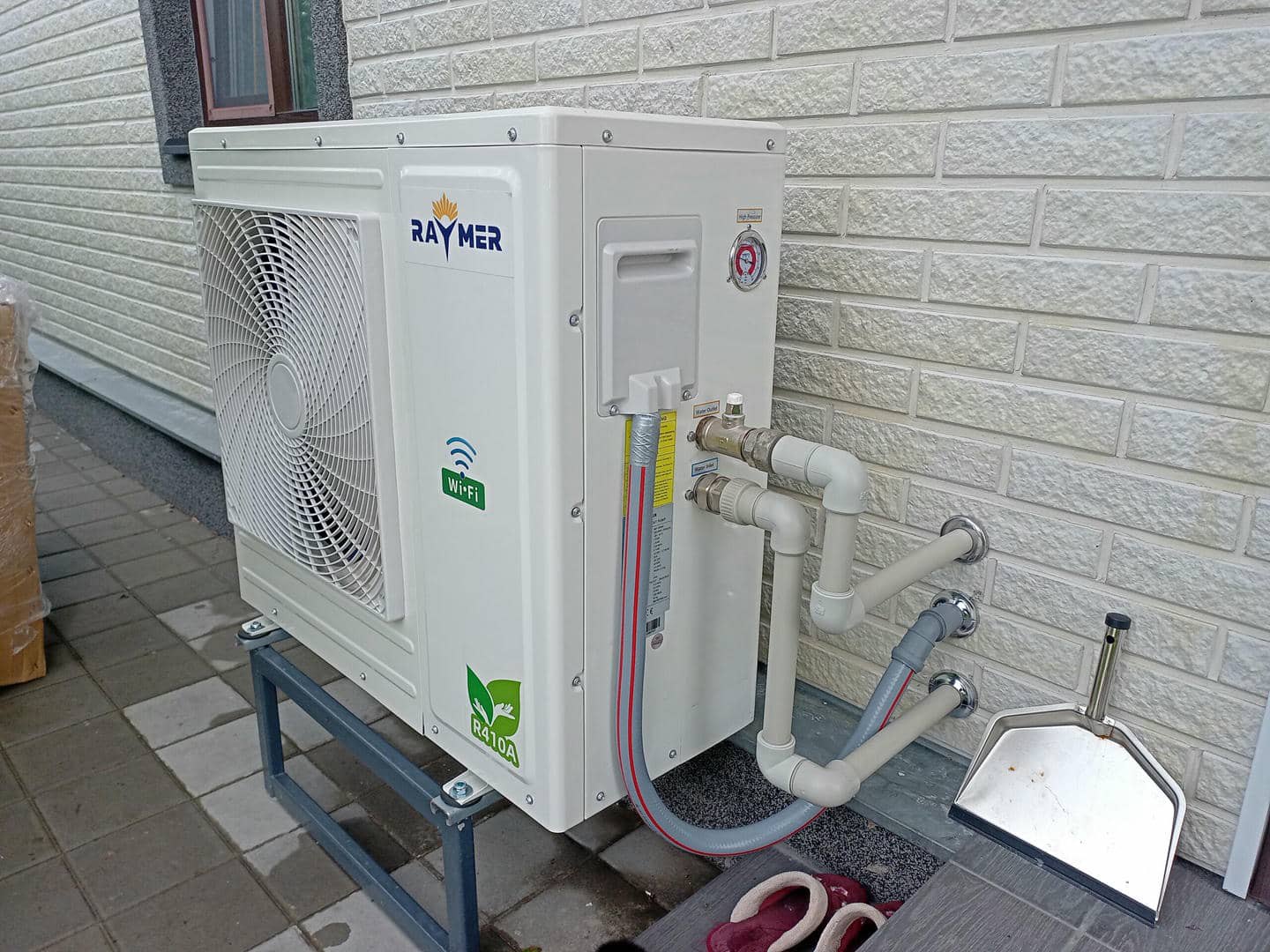 Тепловий насос в будинку в селі Рогозів, Київської обл.