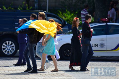Милиция не зафиксировала нарушений на праздновании Дня независимости в Киеве