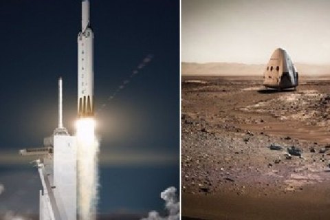 SpaceX має намір до 2018 відправити корабель на Марс