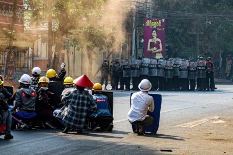 У М'янмі під час протестів у неділю загинуло близько 40 людей