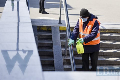 Киевский метрополитен в первый день работы после карантина перевез пассажиров в 5 раз меньше обычного числа