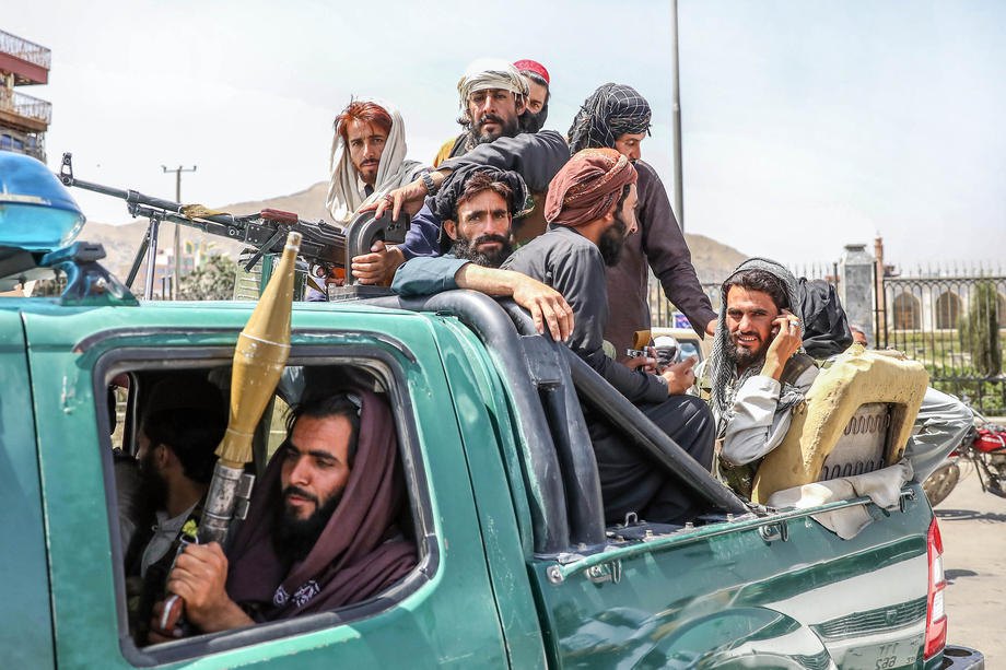 Бойовики Талiбану на вулицях Кабула, 16 серпня 2021
