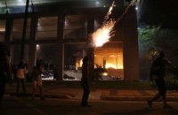В Парагвае подожгли здание парламента