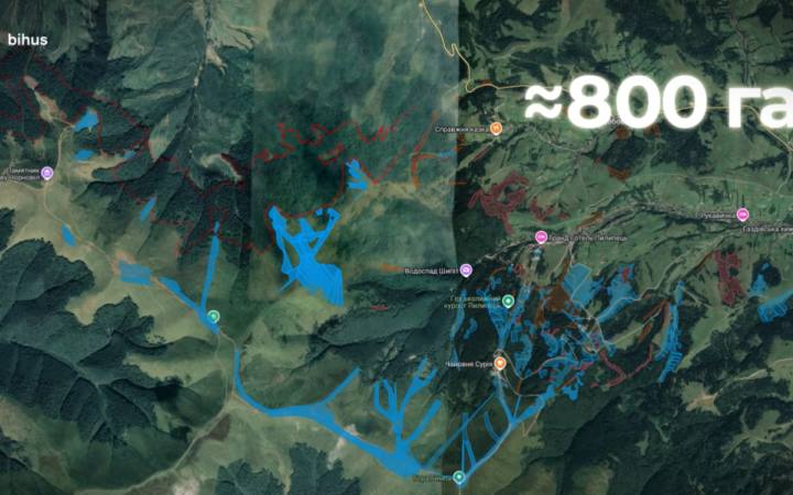 Bihus: оточення Каськіва-Льовочкіна знов готує сотні гектарів на Закарпатті під забудову