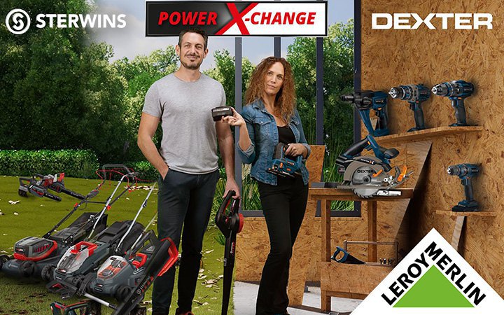 Інструменти нового покоління в LEROY MERLIN: технологія Power X-Change — вигідно, зручно, надійно
