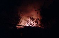 У Мар'їнці в результаті обстрілу пошкоджено 4 житлові будинки і школу
