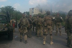 14 бойцов получили ранения в пригороде Донецка 