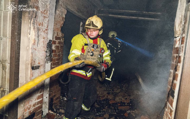 РФ завдала удару по об’єкту цивільної інфраструктури у Сумах 