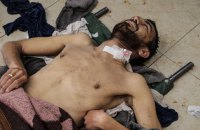 В Сирии на подконтрольный повстанцам город сбросили бомбу с хлором