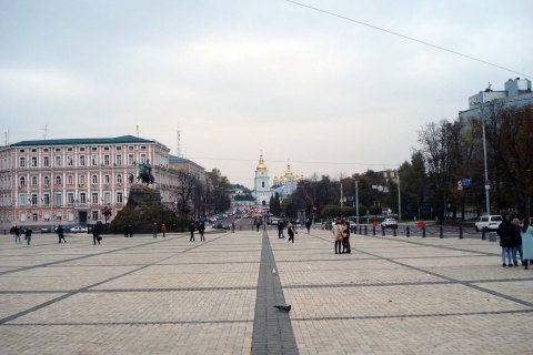 В центре Киева возобновили движение транспорта после праздников