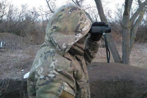 ​С начала суток на Донбассе ранен один военный 