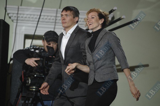 Идеальная пара лучших спортсменов Украины 2011 года - Александр Усик и Виктория Терещук