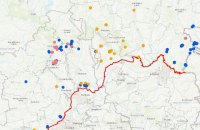 Міноборони опублікувало карту замінованих територій на Донбасі