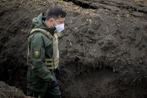 Зеленский побывал на участке разведения возле Петровского