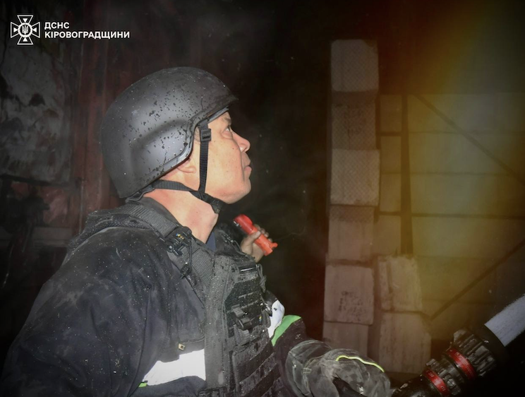 Ліквідація наслідків атаки в Кіровоградській області 