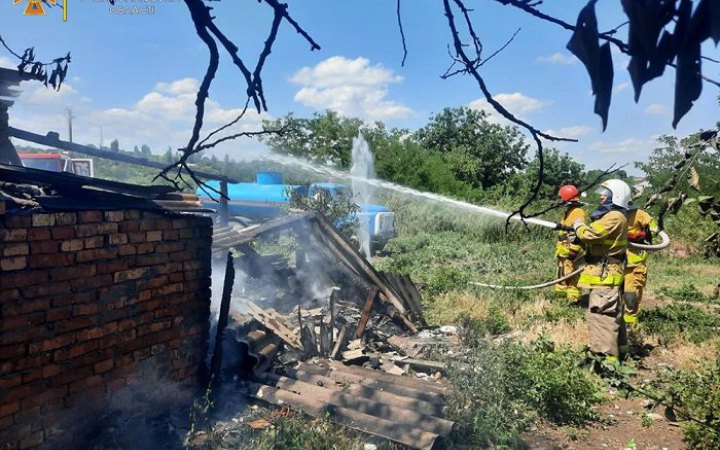 ​Через російські обстріли на Миколаївщині виникли три пожежі