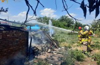 ​Через російські обстріли на Миколаївщині виникли три пожежі