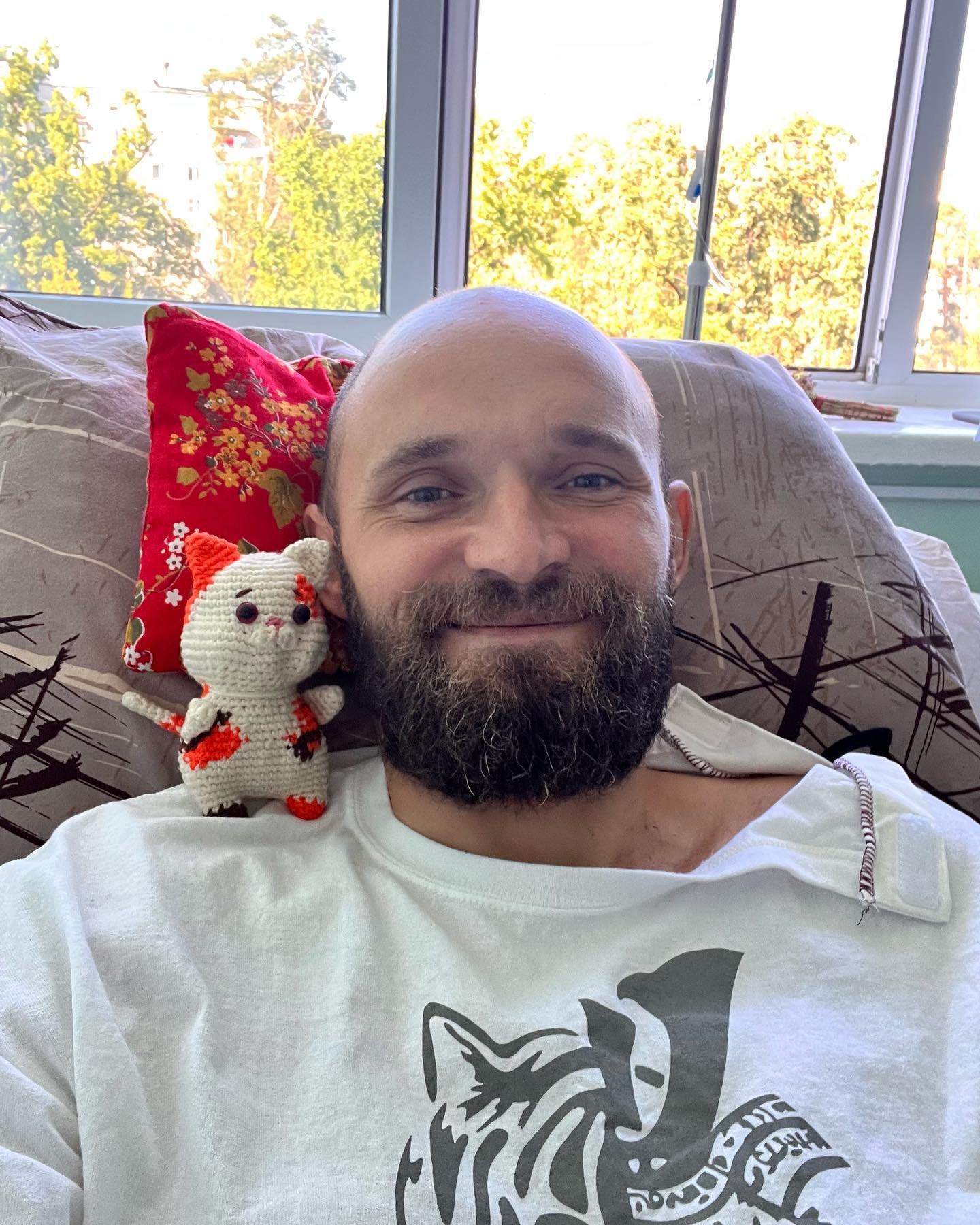 Олександр Баталов після поранення