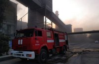 В Николаевской области горел цементный завод