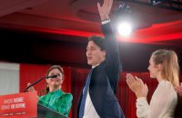 ​Трюдо и его партия выиграли досрочные выборы в Канаде