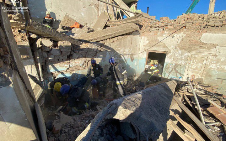 Рятувальники завершили розбір завалів у Нікопольській гімназії
