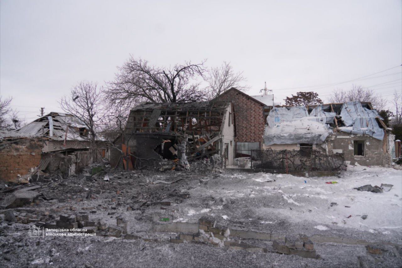 наслідки російської атаки у Запоріжжі