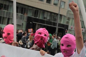 В Москве проходят акции в поддержку Pussy Riot