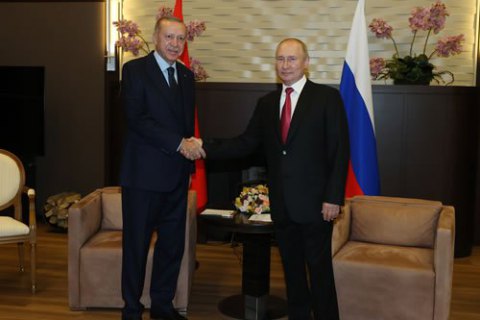 Ердоган та Путін на зустрічі обговорили торгівлю, енергетику та ситуацію в Сирії