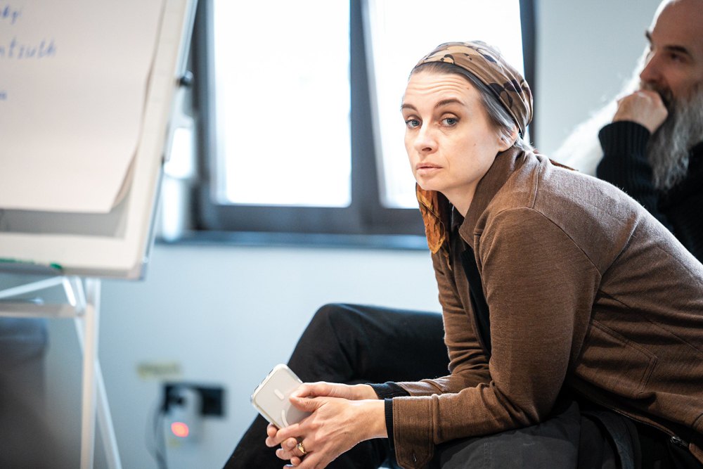 Сіна і Артур Кьостлери, воркшоп з українськими артистами в Данському молодіжному домі в Києві