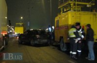 ДТП в Киеве: машины столкнулись на Московском мосту