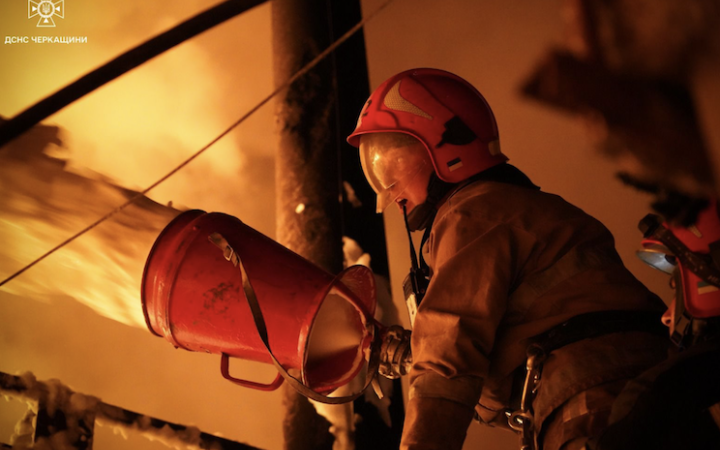 Росіяни дронами атакували критичну інфраструктуру Черкащини