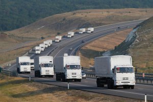 В Україну в'їхали 138 вантажівок гумконвою Росії, - Держприкордонслужба